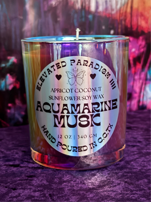 Aquamarine Musk Scented Candle 12 oz