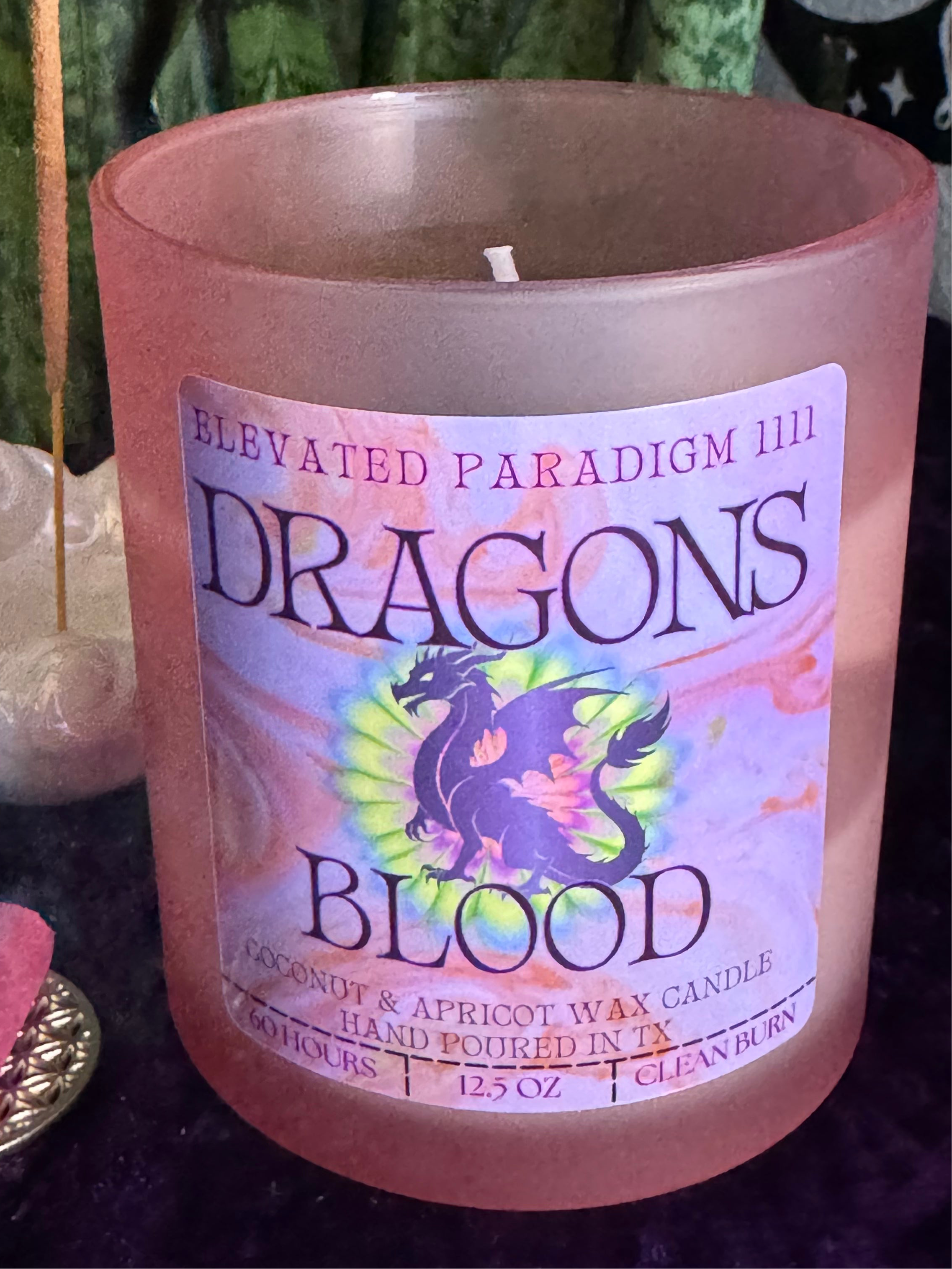 Dragons Blood Incense-Inspired Scented Candle 12 oz