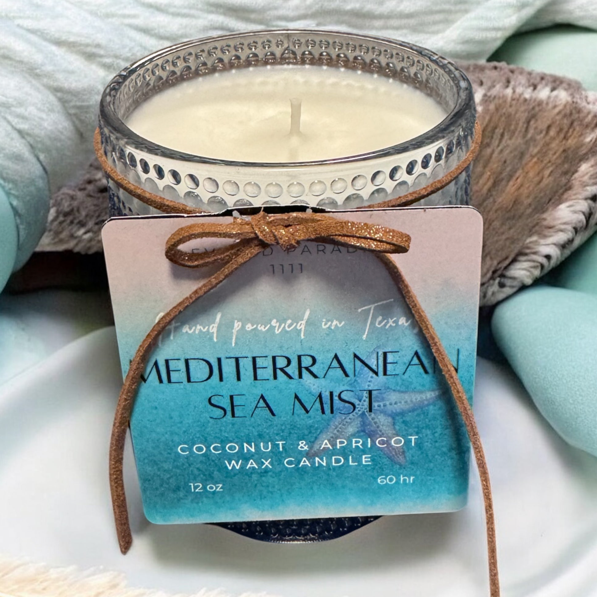 Mediterranean Sea Mist Scented Candle 12 oz