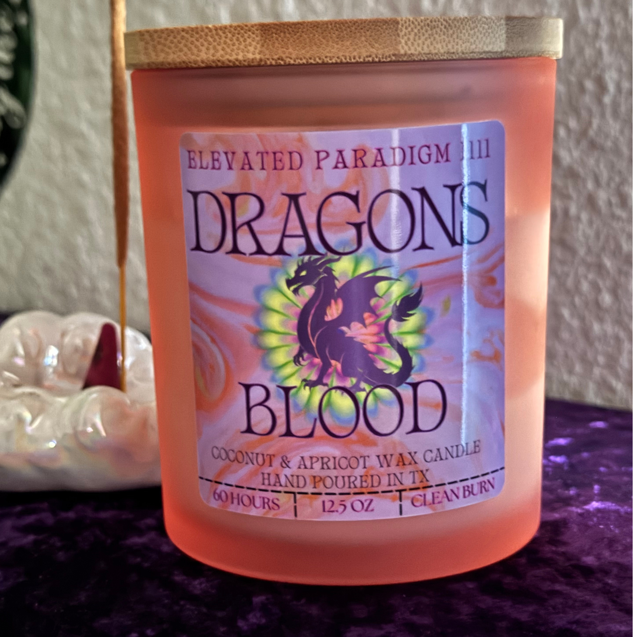 Dragons Blood Incense-Inspired Scented Candle 12 oz
