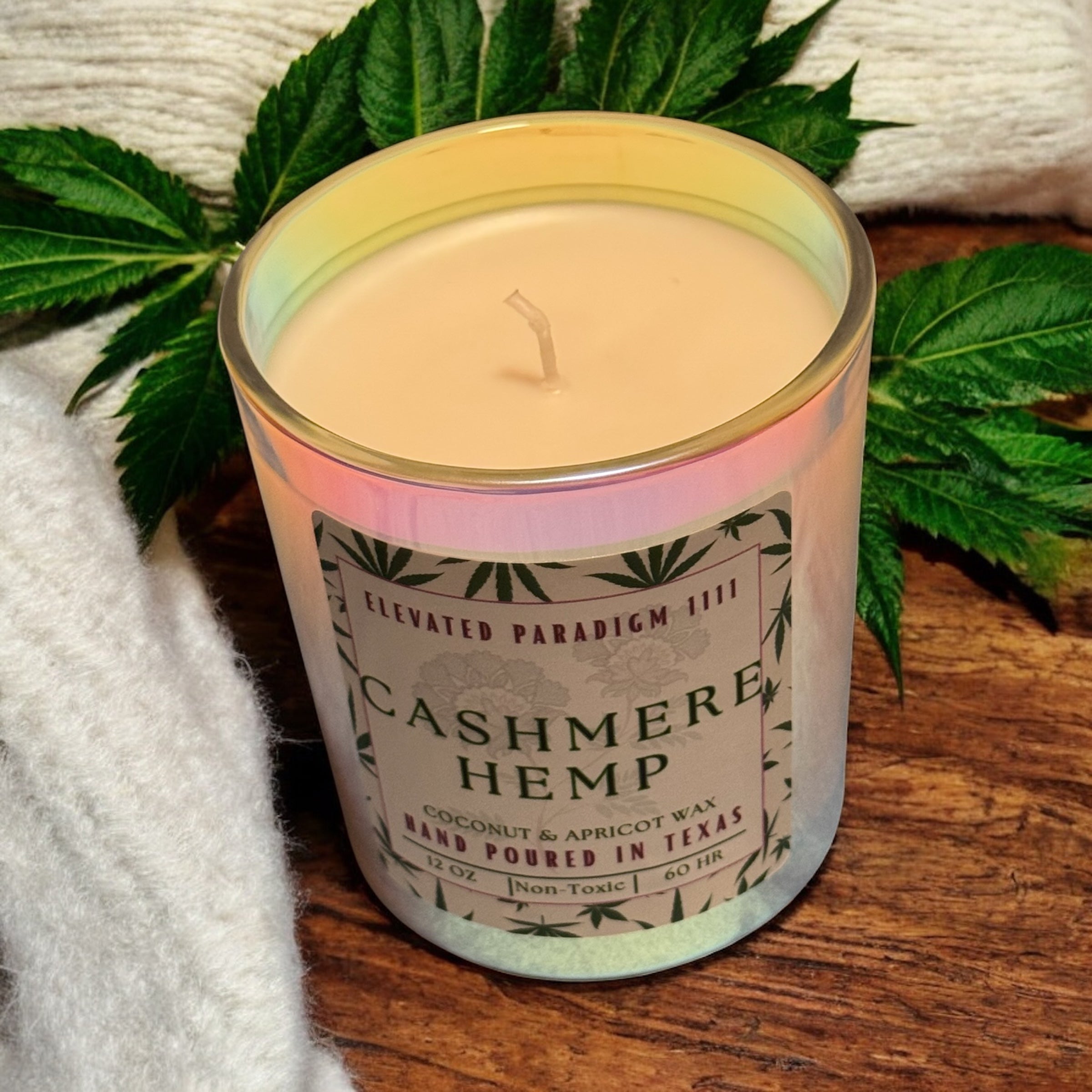 Cashmere Hemp Scented Candle 12 oz