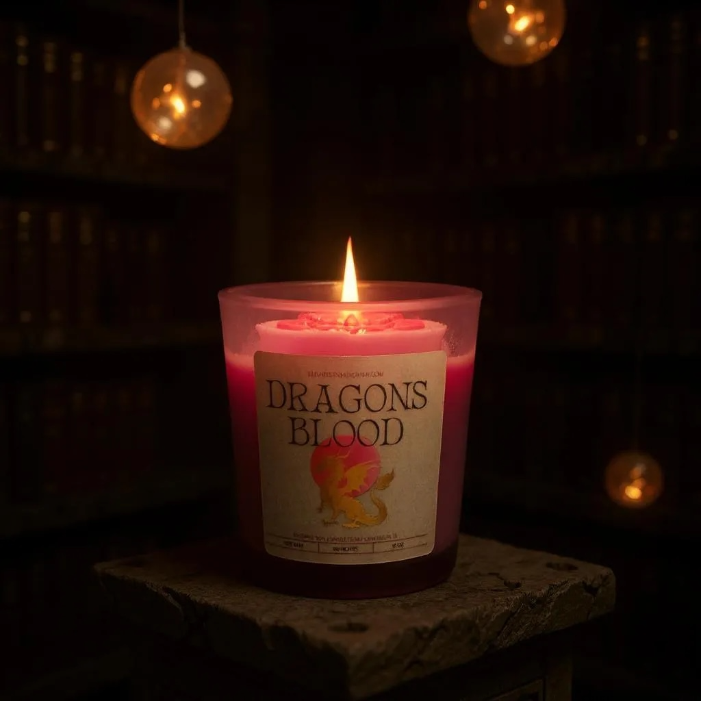 Dragons Blood Scented Soy Wax Candle 12 oz