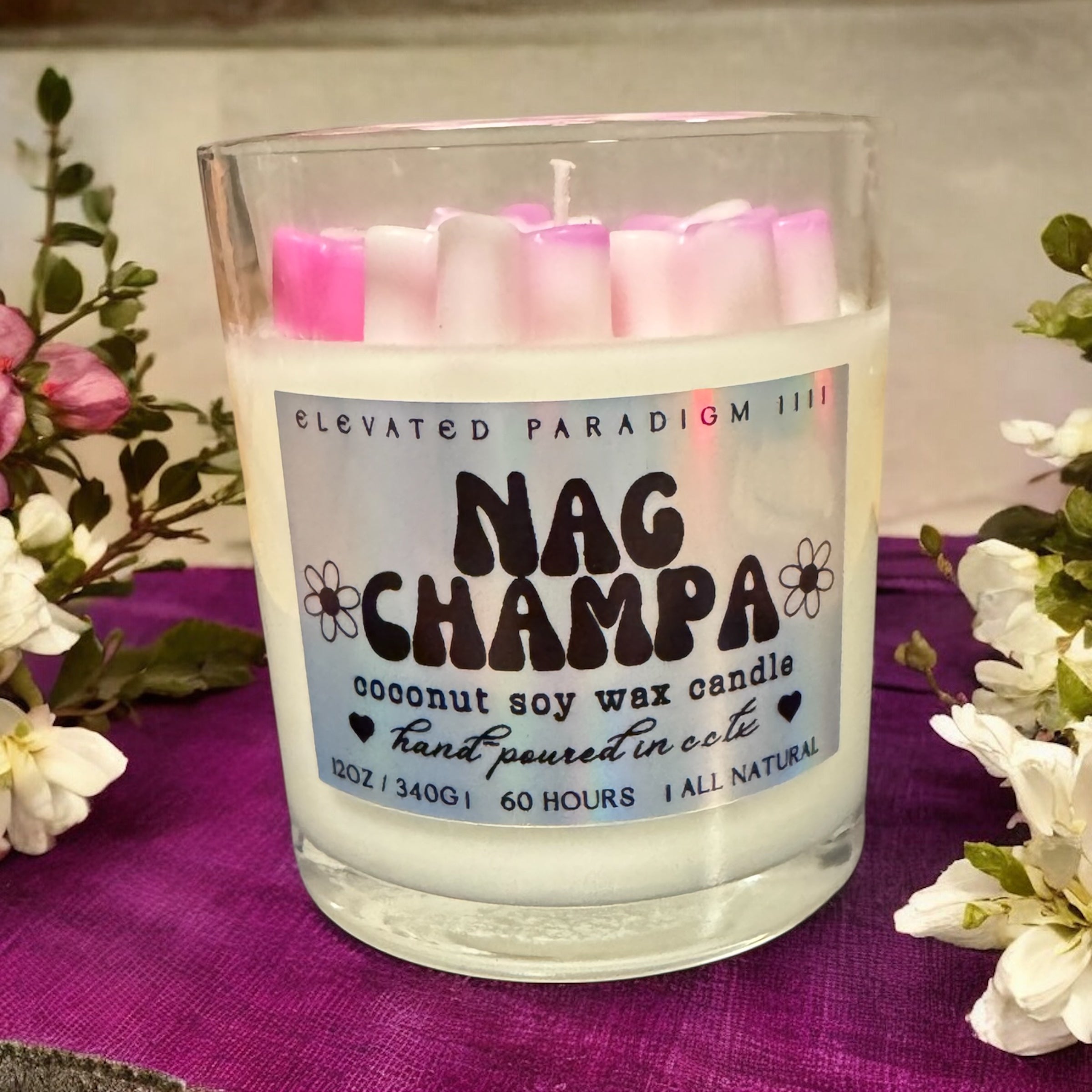 Nag Champa Scented Candle 12 oz