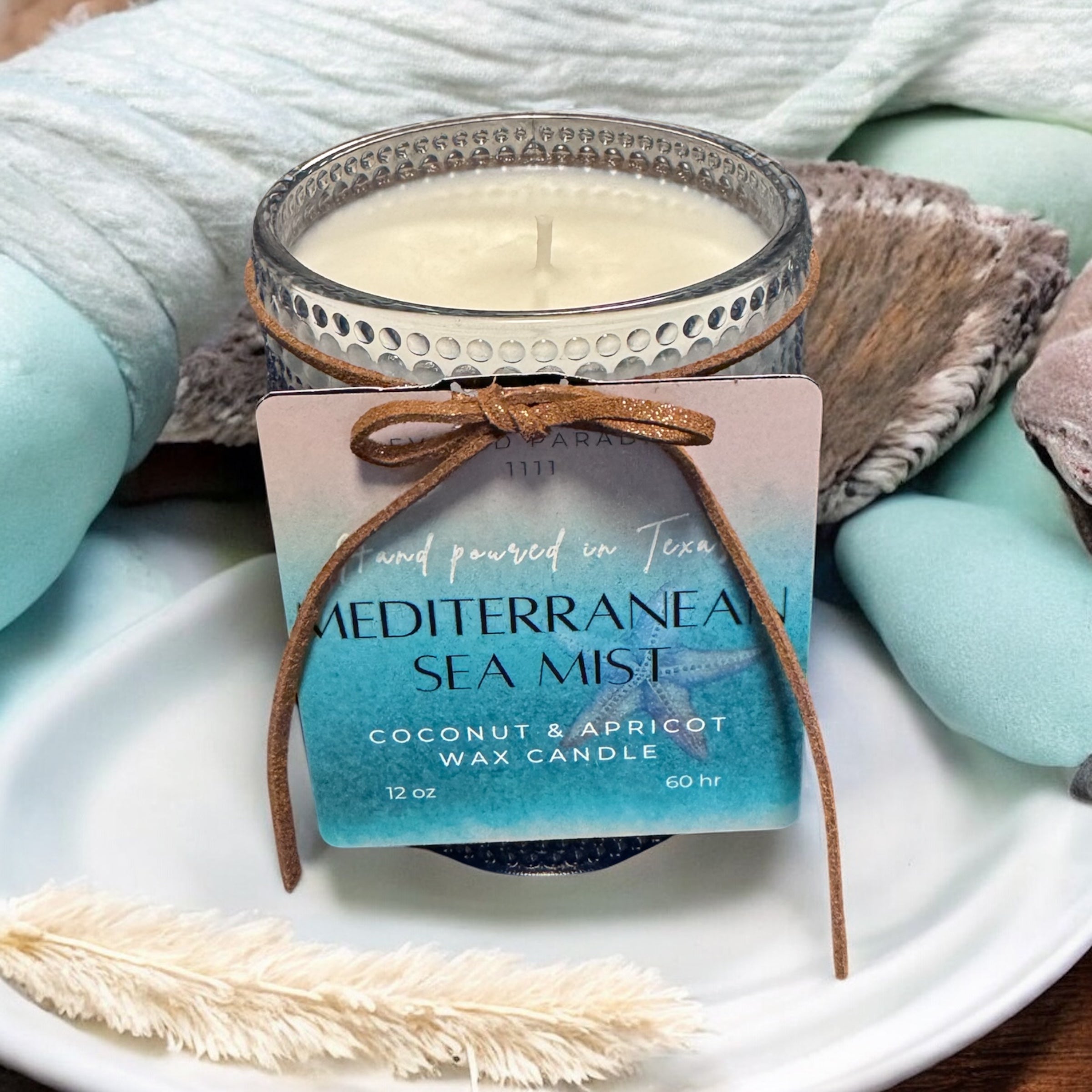 Mediterranean Sea Mist Scented Candle 12 oz