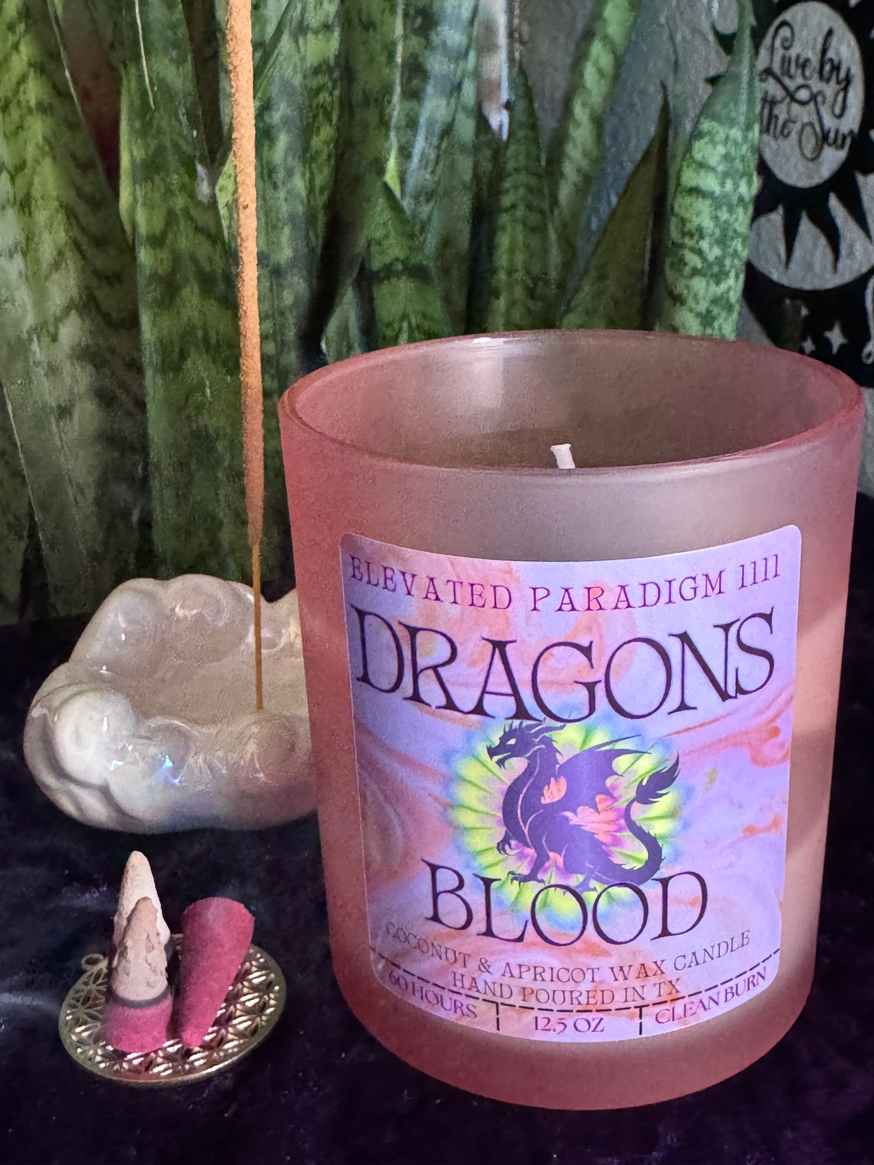 Dragons Blood Incense-Inspired Scented Candle 12 oz